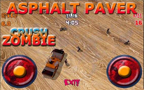 Asphalt Paver Crush Zombie screenshot 2