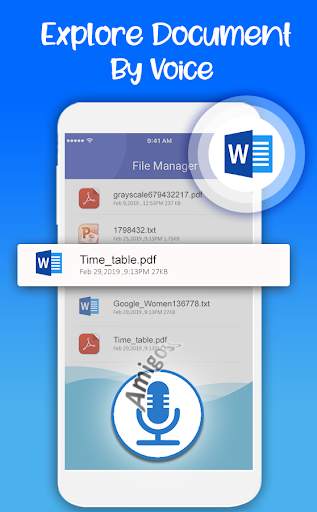 File Manager by Voice – Speech Recognition app screenshot 2