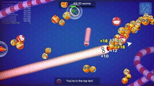 Worms war zone Cacing io snake screenshot 3
