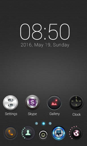 Push Button GO Launcher Theme screenshot 2