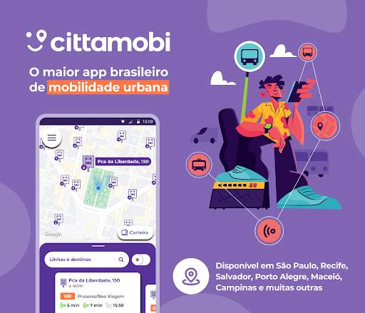 Cittamobi: Horários de Ônibus screenshot 1