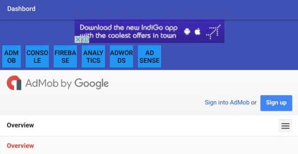 Admob, Adsense, Console, Analytics, Firebase App 1 تصوير الشاشة