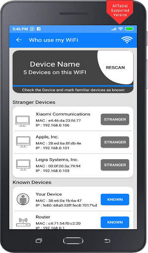 IP Network Tool - WiFi Analyzer - Data Usage screenshot 11