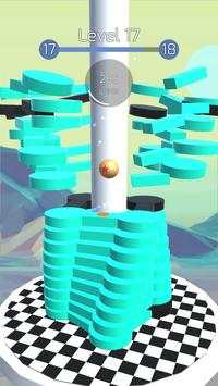 Stack Ball Fall 3D Game - Lompat & Turun Gratis screenshot 4