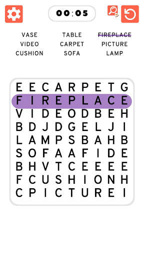 Word Search Games in english screenshot 5