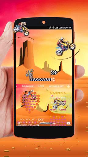 Emoji Keyboard of Bicycle Game screenshot 7
