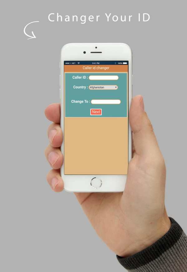 Caller ID Changer  - Simulator screenshot 1
