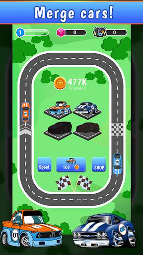 Merge Cars - Idle Car Tycoon 2020 screenshot 1
