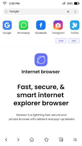 Internet Browser screenshot 1