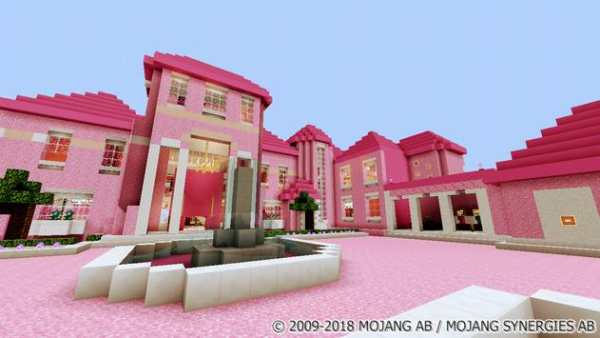 Pink House for Girls. Minecraft Map screenshot 2
