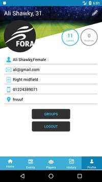Fora App 5 تصوير الشاشة