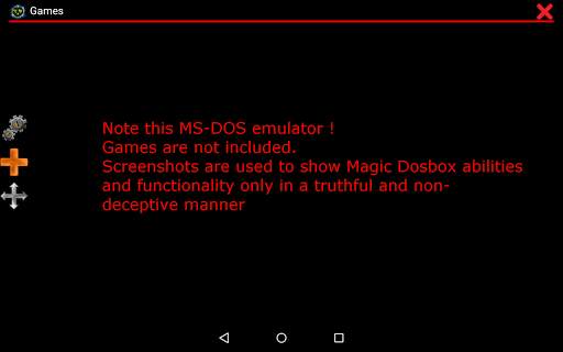 Magic Dosbox Lite screenshot 1