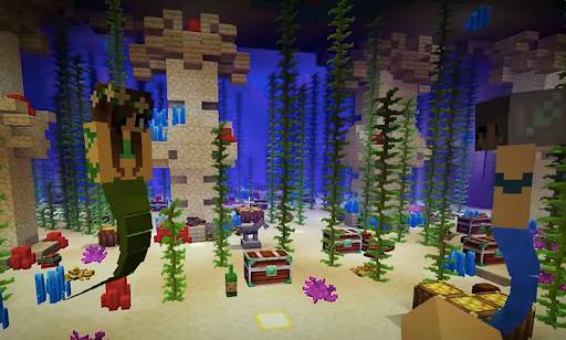 mermaid tails skin minecraft screenshot 4