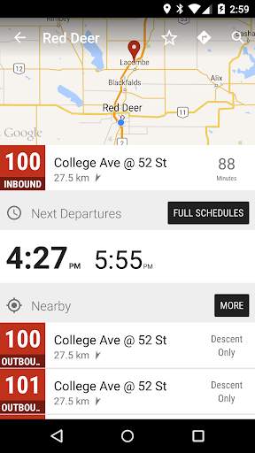 Red Deer Transit Bus - MonTransit screenshot 2
