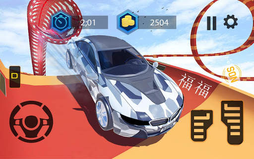 Ramp Car Stunts Racing 3D: Stunt Car Games screenshot 2