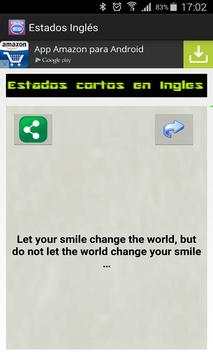 Estados Cortos en Inglés screenshot 1