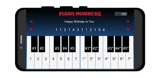 Piano with Numbers screenshot 1