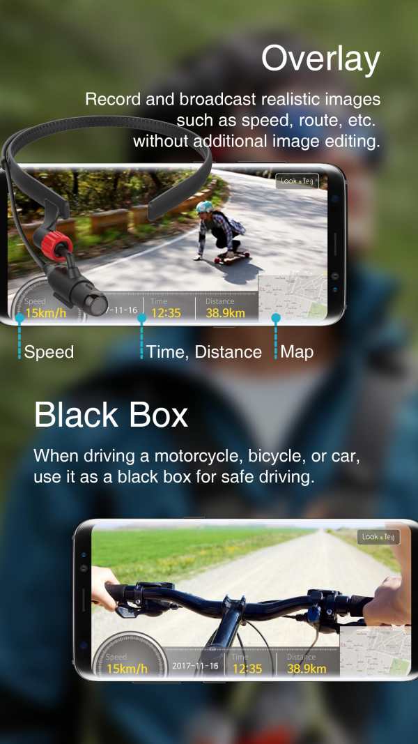 Look&Tell-GPS Overlay video/Read viewer's comments screenshot 2
