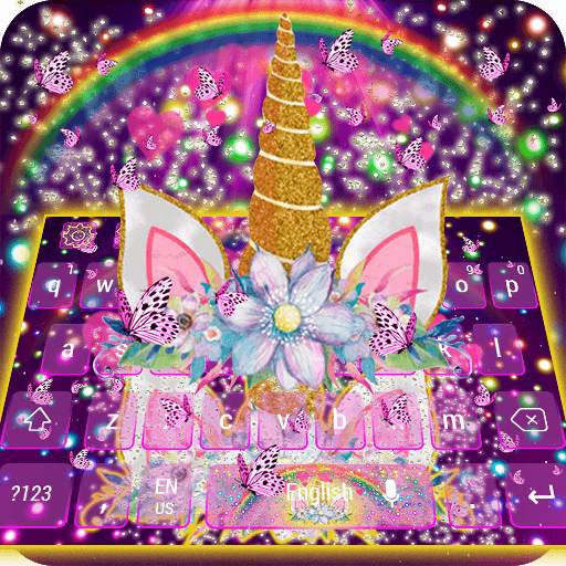 Keyboard pink unicorn 10001001