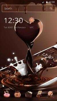 Chocolate Love Heart Launcher Theme screenshot 3