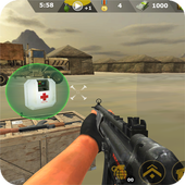Commando Sniper Attack: Modern Gun Shooting Krieg icon