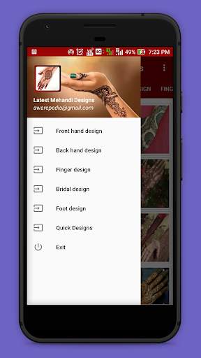 Latest Mehandi Designs screenshot 2
