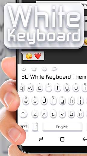 White Keyboard screenshot 2