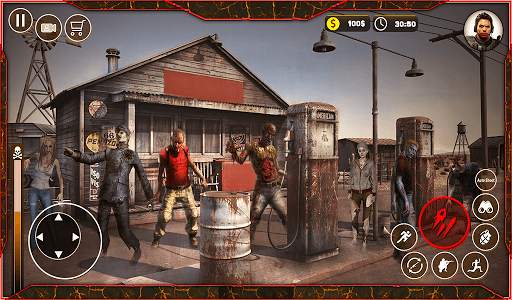 Zombie Shooting Survival: Haunted Town Games screenshot 11