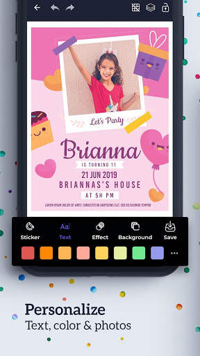 Birthday Invitation Card Maker : Invitation Maker screenshot 6