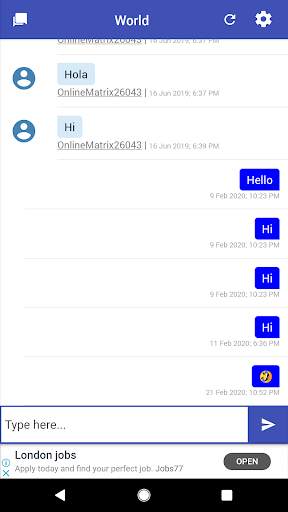 Q Chat - Anonymous Messenger screenshot 1