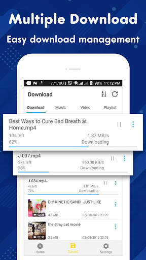 Nox Downloader - Browser - Ad Blocker screenshot 2