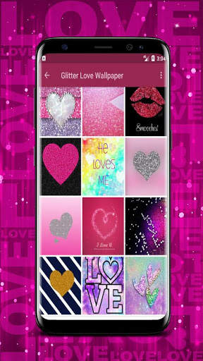 Glitter Love Wallpaper 2 تصوير الشاشة