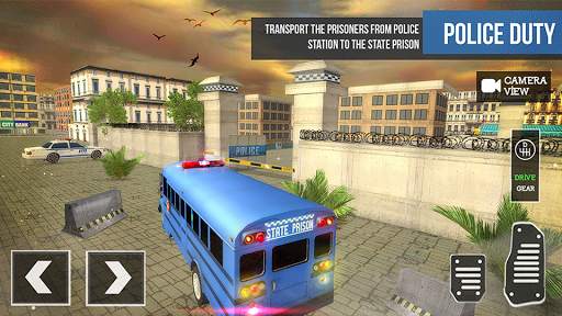 Offroad Police Bus Driver - Dangerous Duty screenshot 1