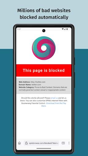 SPIN Safe Browser: Web Filter screenshot 2