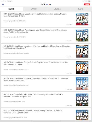 KVCR Public Media App screenshot 9