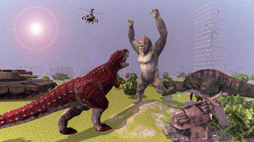 Angry Gorilla City Smasher 3D screenshot 2