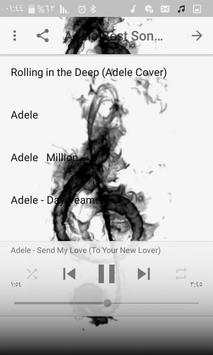 Adele Best Songs 4 تصوير الشاشة