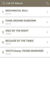 Kings of Leon Album Songs Lyri скриншот 2