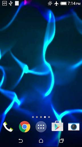 Blue Flames Live Wallpaper screenshot 4