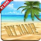 My Name Wallpaper On Sand 2.2