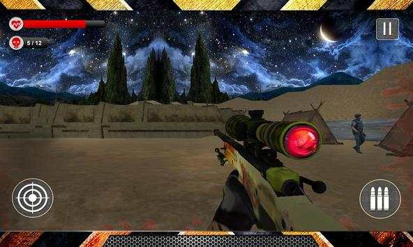 Real Commando War Sniper shooting game 3D screenshot 2