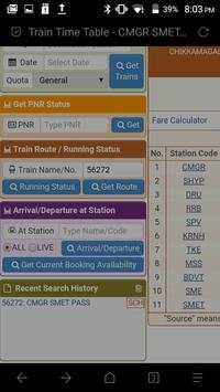 Quick train search screenshot 5