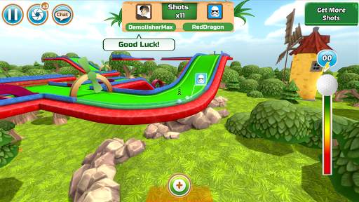 Mini Golf Rivals - Cartoon Forest Golf Stars Clash 1 تصوير الشاشة
