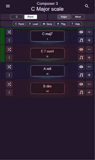 Chord Progression Composer (free) screenshot 3