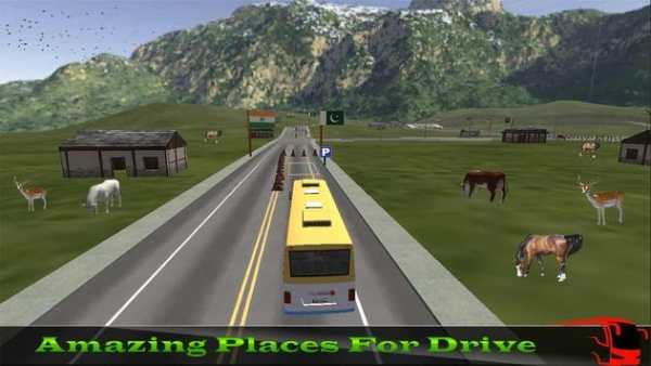 jalan raya bis parkir screenshot 2