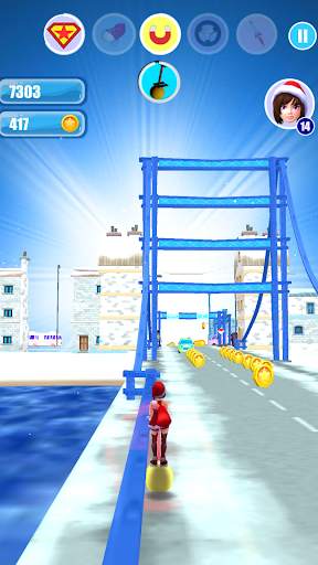 Santa Girl Run Natale screenshot 8