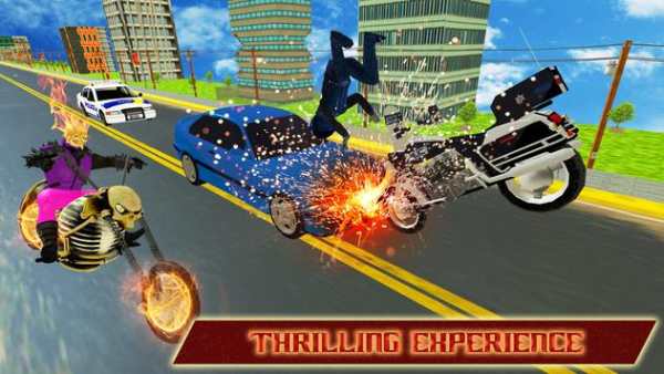 Ghost Hero Rider: Scary Bike Racing screenshot 4