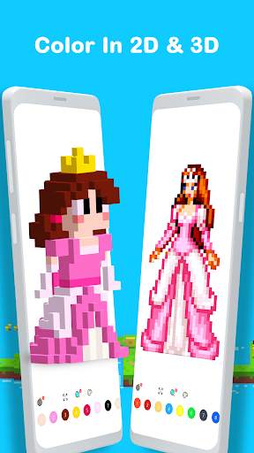 Voxel - 3D Color by Number & Pixel Coloring Book screenshot 6