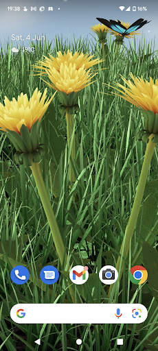 Spring Flowers 3D LWP screenshot 2