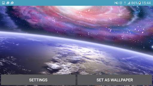 Space Landscape 3D wallpaper screenshot 1